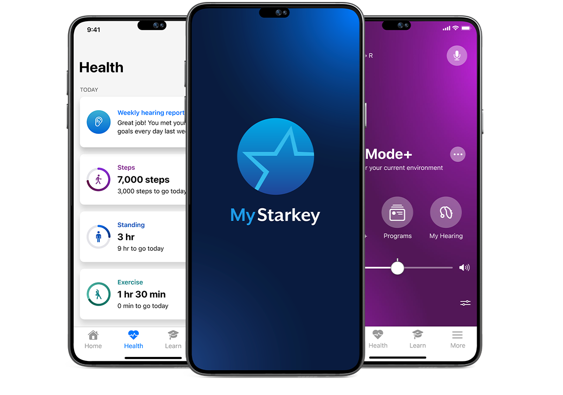 My Starkey App Screens