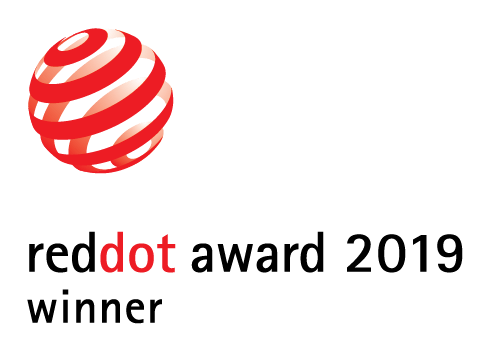 Ganador del premio Red Dot Design Award 2019 logo